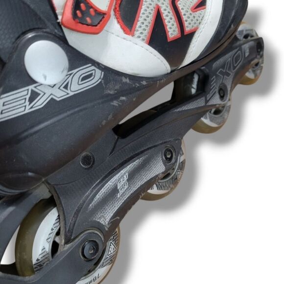 K2 EXO Inline Skates Size 11 Men's K2 EXO 108007 ABEC 5 Bearings 78mm/80a Wheels - Picture 9 of 14
